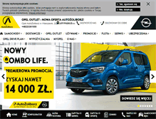 Tablet Screenshot of opel.autozoliborz.pl